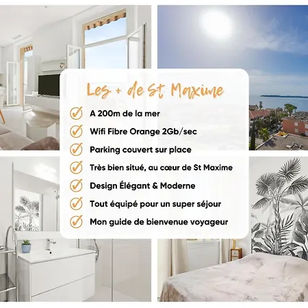 Vue 180c - Terrasse Plein Sud - Apartment Sainte-Maxime